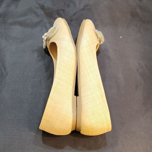 BRAND NEW WELLSFOUNTN  RHINESTONE BOWNOT ROUND TOE FLAT G1 - Picture 10 of 15